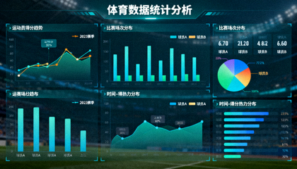 体育数据分析界面展示的统计图表与可视化数据